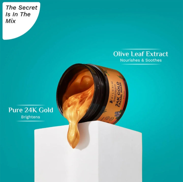 24K Gold Facial Mask - 50gm
Make The Golden Glow Yours