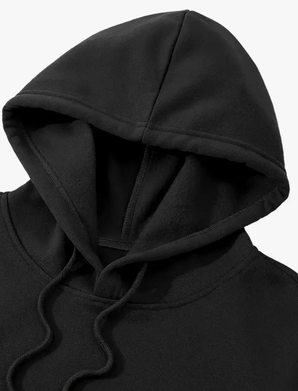 THALASI Black Graphic Back Printed Hooded Hoodies for Men - Thick Cotton Branded Stylish Winter Hoodies for Men |