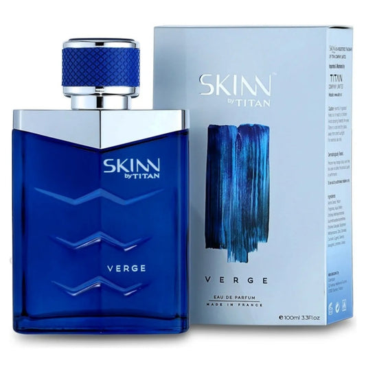 Skinn by Titan, Verge Long Lasting EDP for Men - 100 mL | Perfume for Men | Eau De Parfum for Men | Men's cologne | For Daily Use | Premium Fragrance | Grooming Essentials