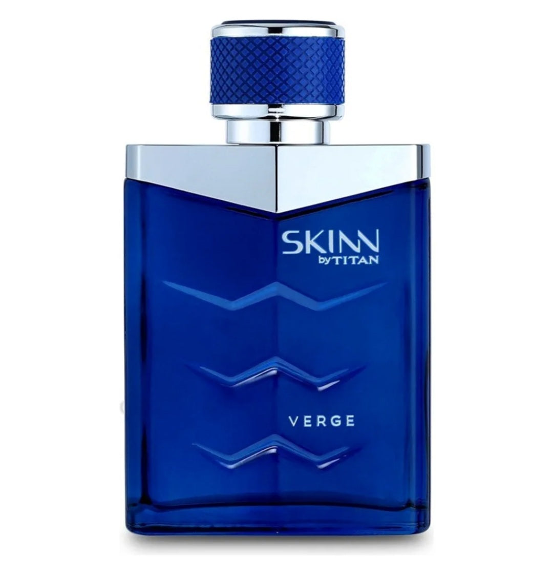 Skinn by Titan, Verge Long Lasting EDP for Men - 100 mL | Perfume for Men | Eau De Parfum for Men | Men's cologne | For Daily Use | Premium Fragrance | Grooming Essentials