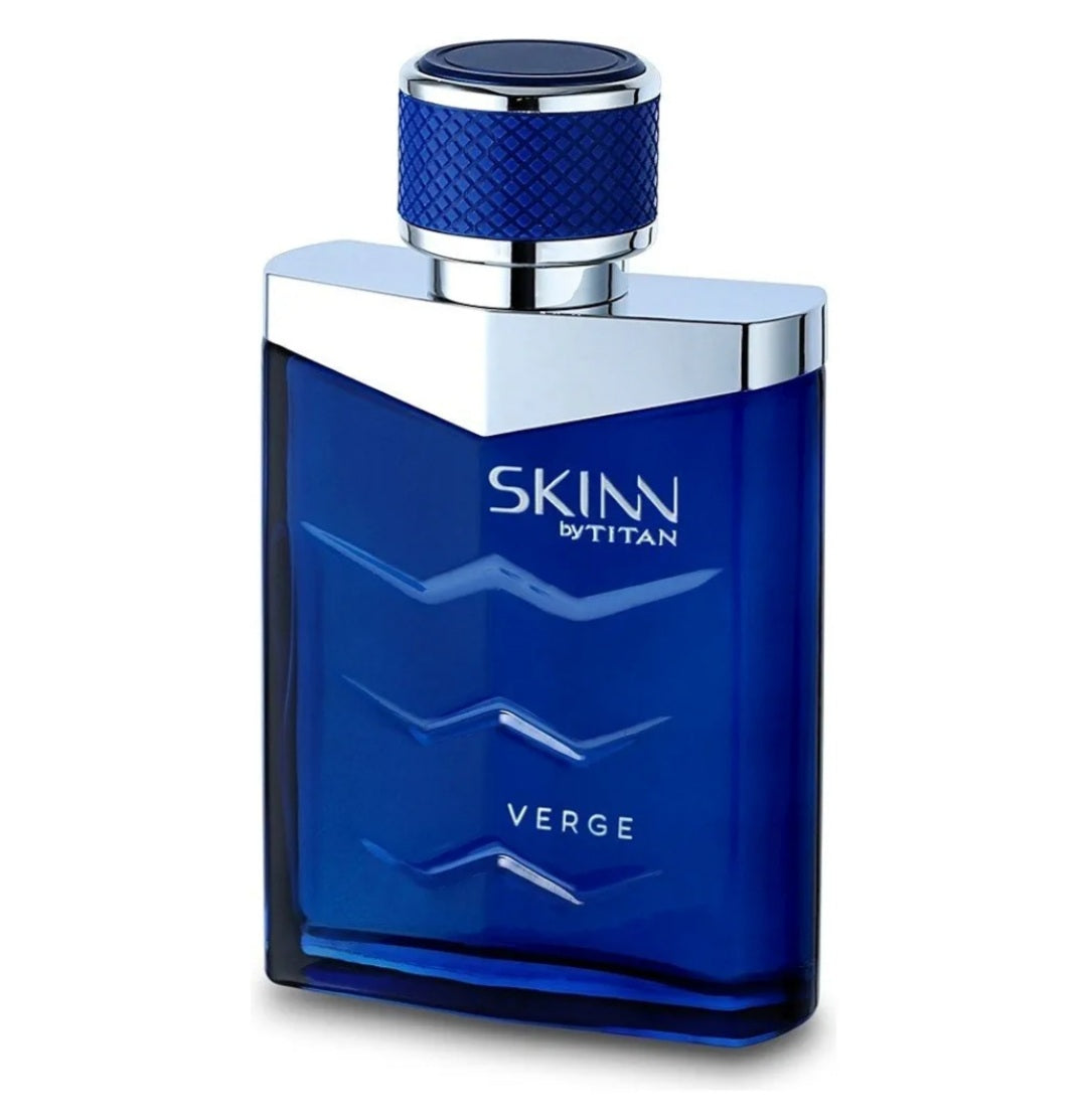 Skinn by Titan, Verge Long Lasting EDP for Men - 100 mL | Perfume for Men | Eau De Parfum for Men | Men's cologne | For Daily Use | Premium Fragrance | Grooming Essentials